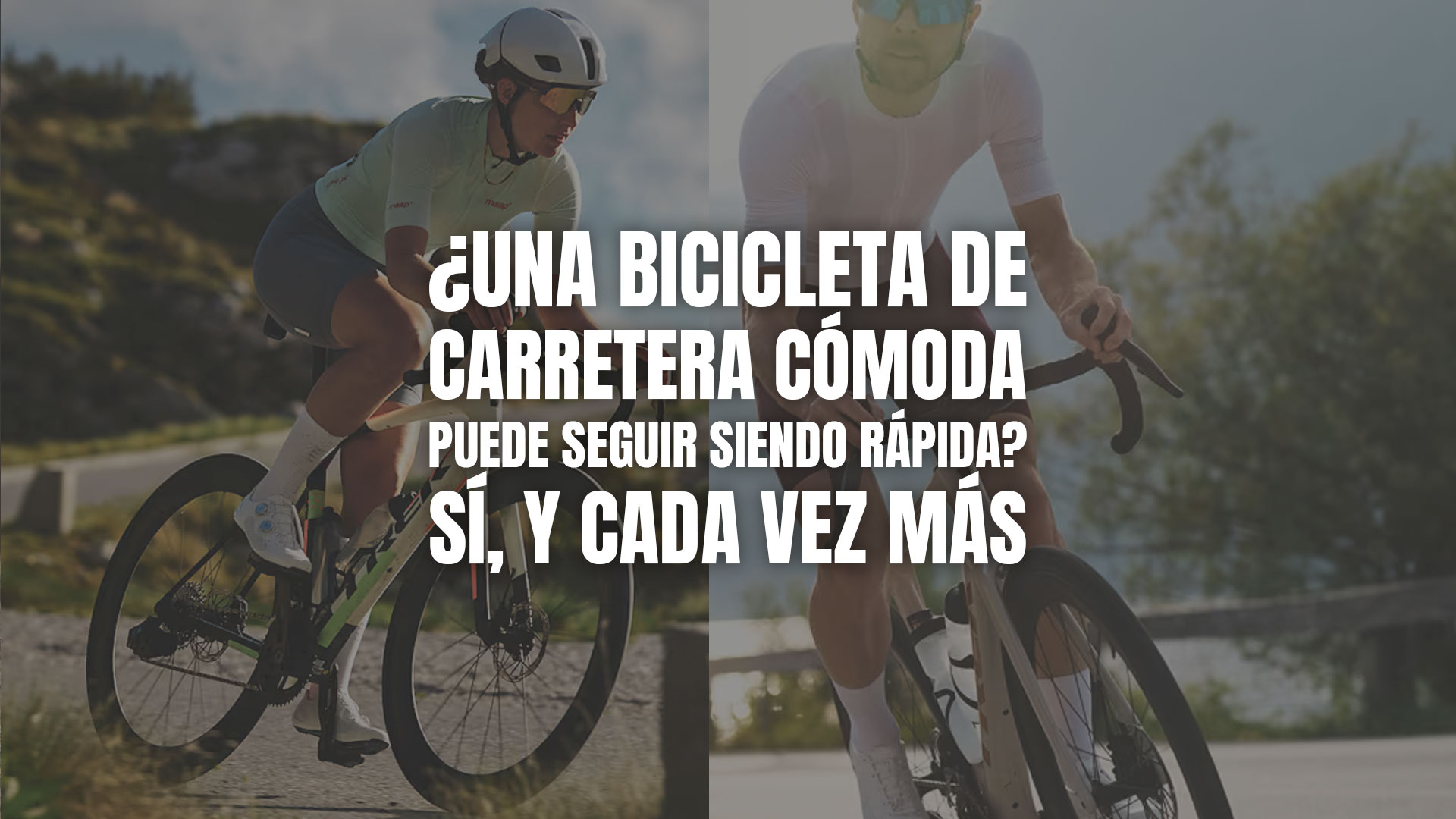 ¿Una bicicleta de carretera cómoda puede seguir siendo rápida? Sí, y cada vez más