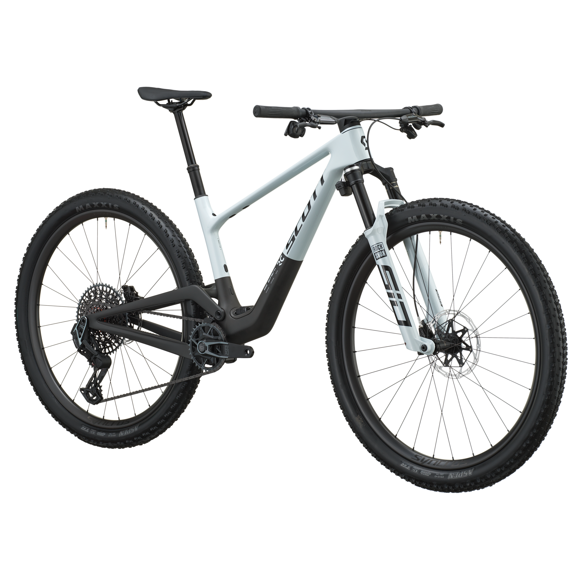 Bicicleta Scott Spark Rc World Cup M Cumulus White / Carbon Black - Imagen 12