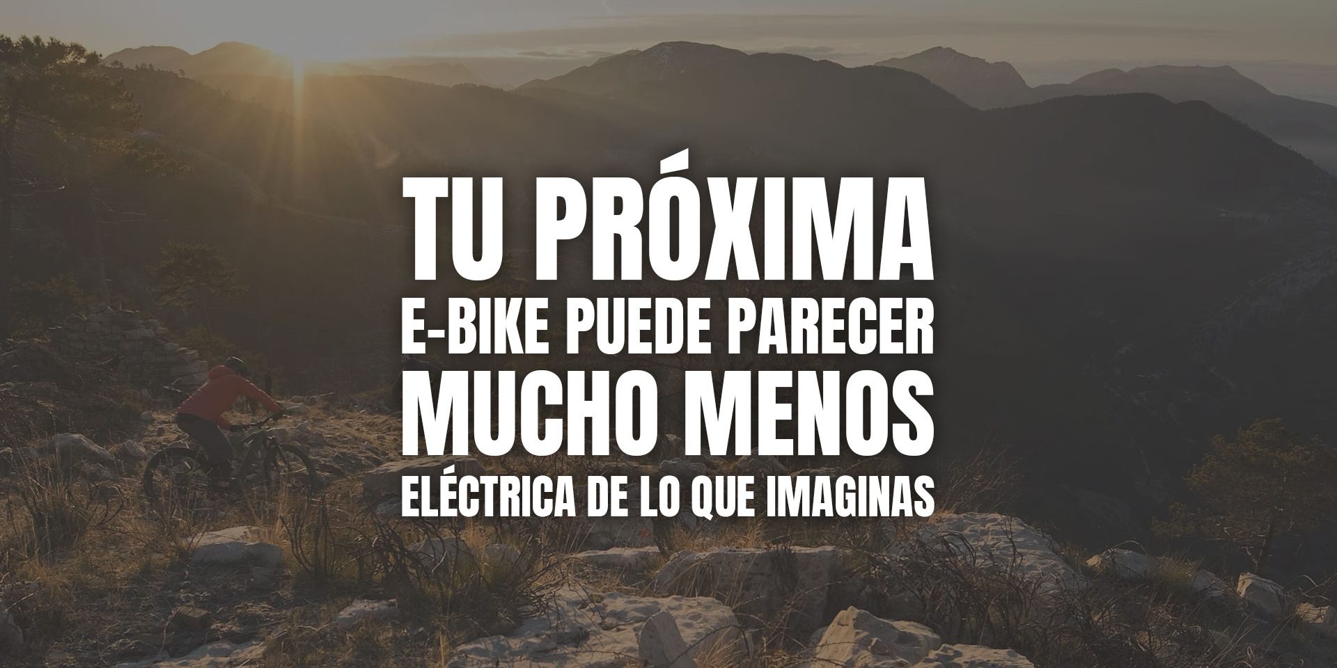 Tu próxima e-bike puede parecer mucho menos eléctrica de lo que imaginas Tu próxima e-bike puede parecer mucho menos eléctrica de lo que imaginas